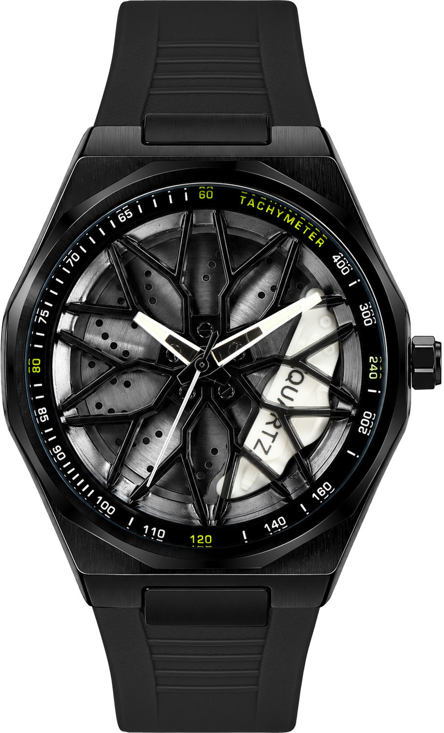 Image of Benling Regalia Series Automatic Watch for Men Analog Watch - For Men - Open Heart Dial with Moonphase | Stainless Steel Chain