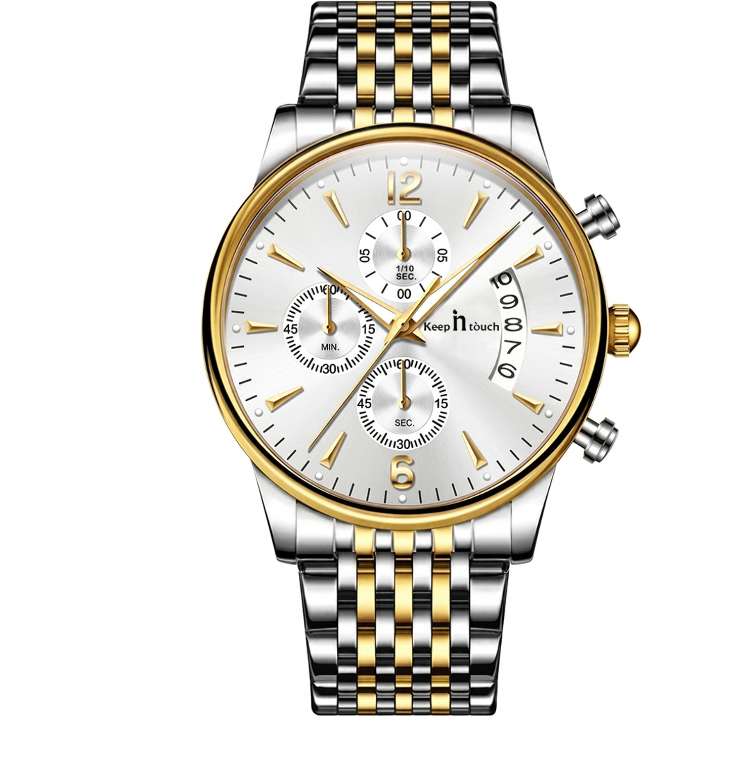 Image of WROGN Day and Date Display Analog Watch - For Men WR-6605-Black