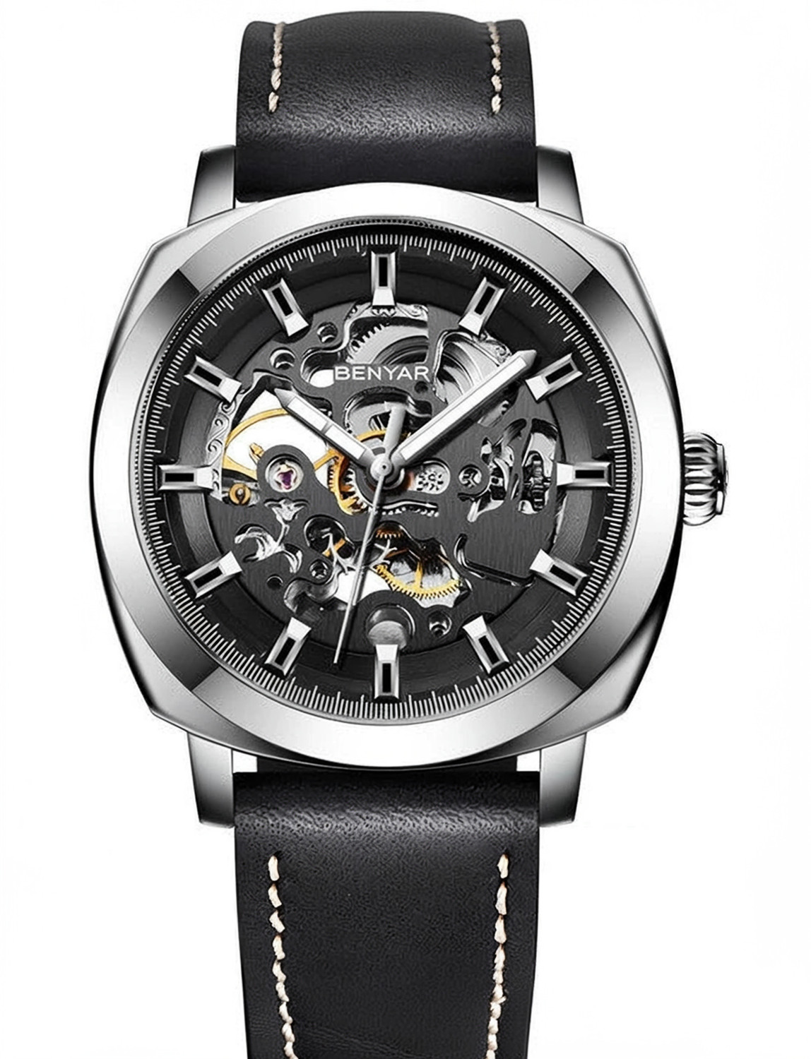 Titan Luxury Premium Analog Men's Watch – Stainless Steel Case