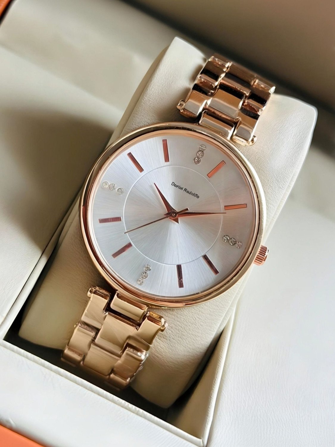Daniel Radcliffe DRW001 Rose Gold Round Rose Gold Analog Watch - For Women