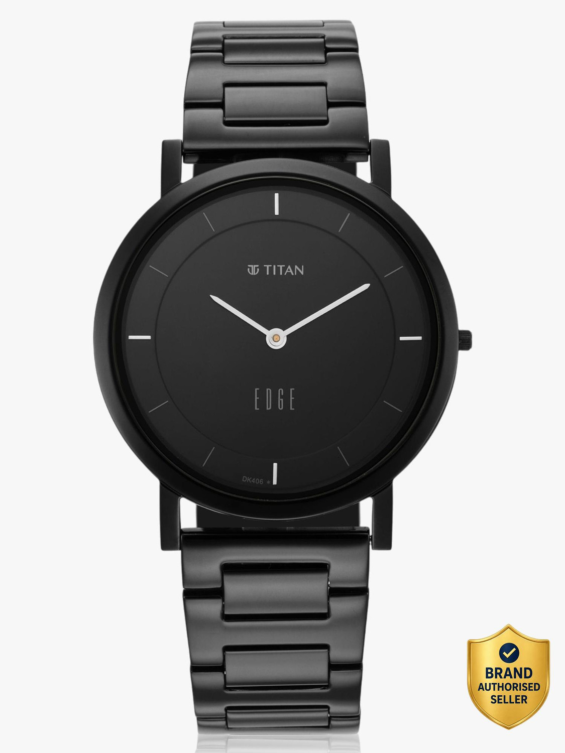 Titan 1595NM01 Edge Metal Analog Watch - For Men