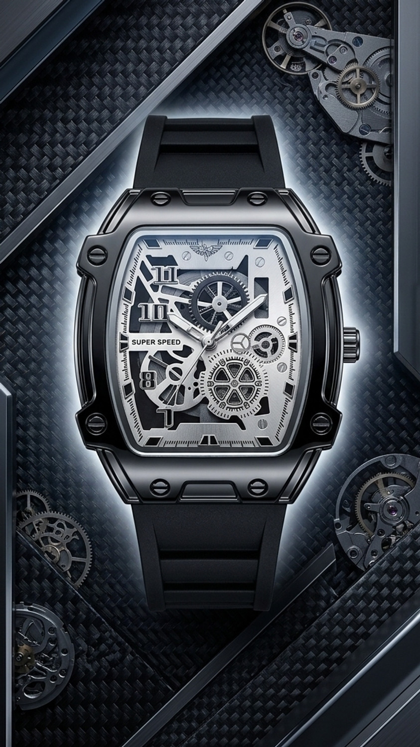 Image of Fancytown Fommy watch Analog Watch - For Men Black premium phantom watch