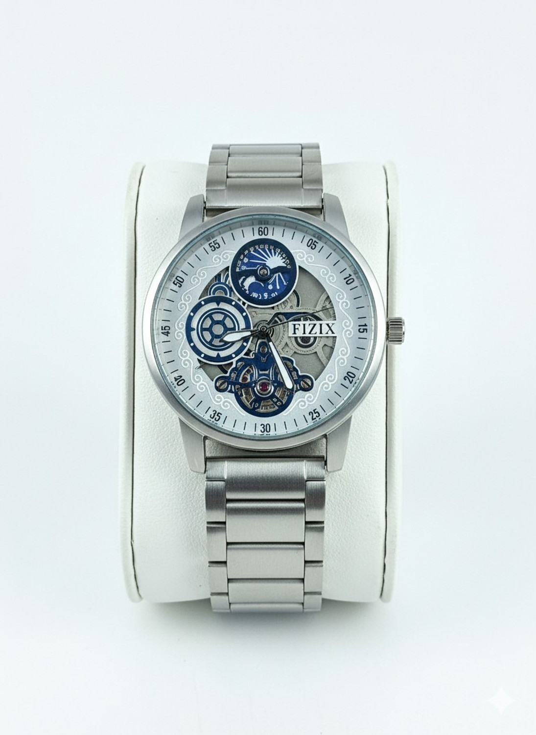 Image of paltinum Elegant Women's Designer Watch with Grey Stylish Dial Analog-Digital Watch - For Men Premium Shock-Resistant Analog Digital Men's Sport Watch with Steel Bezel Design