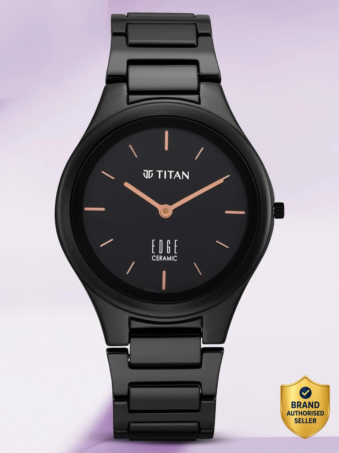 2653NC01 Edge Ceramic Analog Watch  - For Women