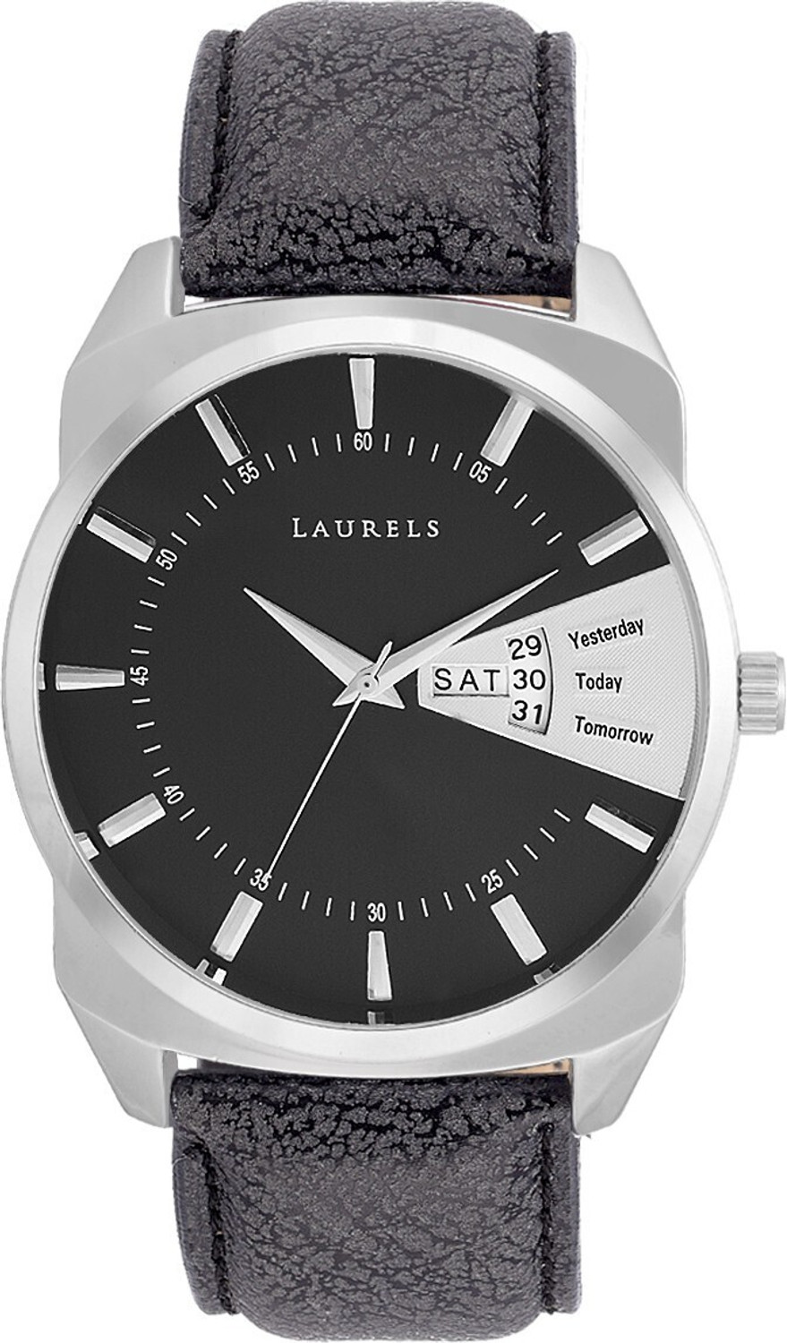 Image of Alix Silver Stainless Steel Sport Mechanical dial with working second chronograph Analog Watch - For Men AL2918 Classical Element