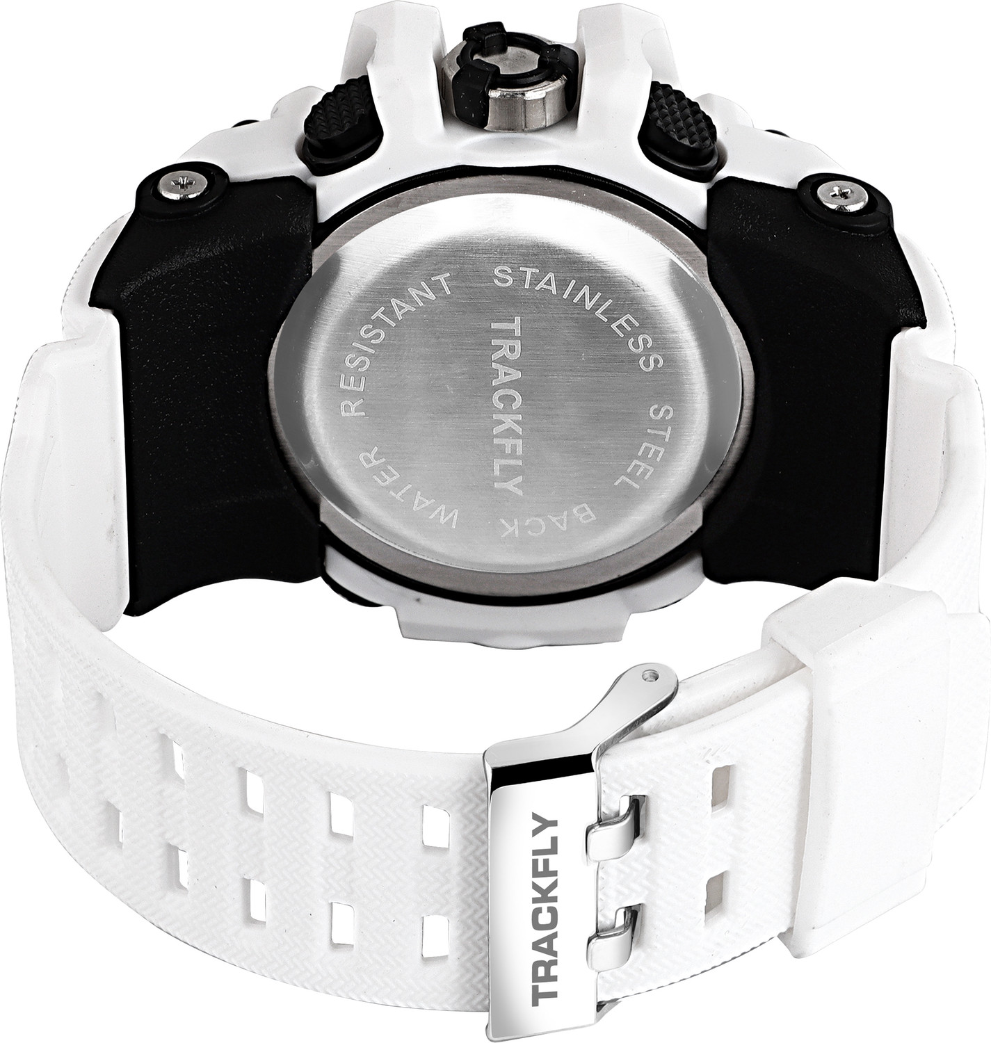 Image of TrackFly 1005 WHITE 1005 Analog-Digital Watch - For Men