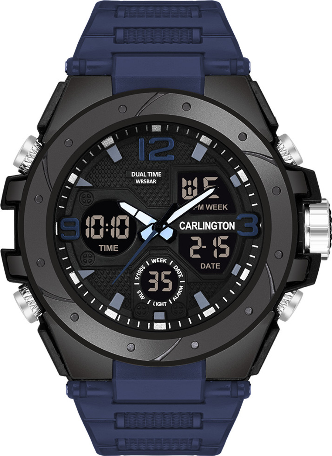 Carlington CT 9105 Blue Endurance Series Analog-Digital Watch  - For Men