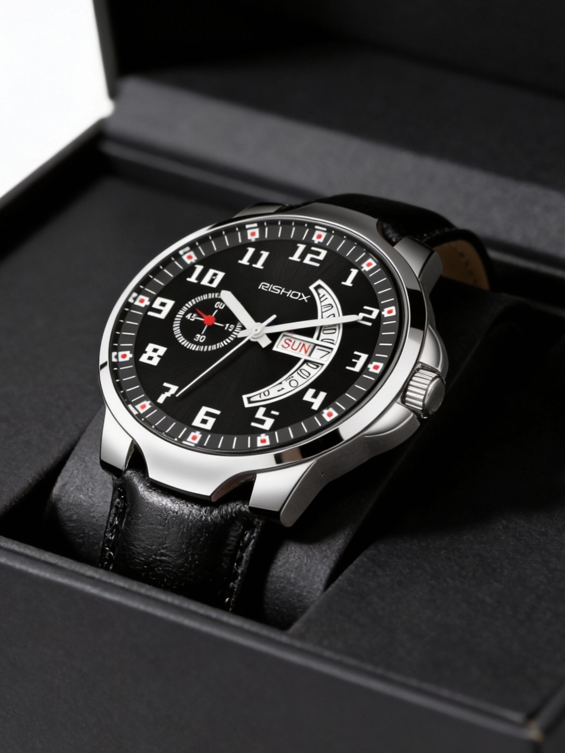 Image of paltinum Elegant Women's Designer Watch with Grey Stylish Dial Analog-Digital Watch - For Men Premium Shock-Resistant Analog Digital Men's Sport Watch with Steel Bezel Design