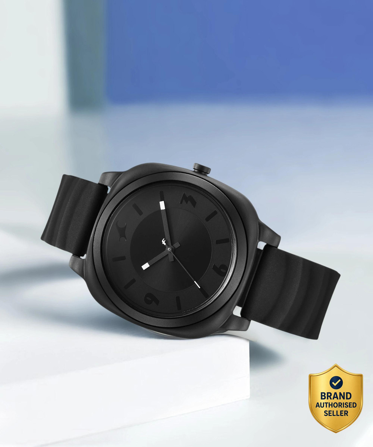 Fastrack Hype All Black Analog Watch - For Men & Women
