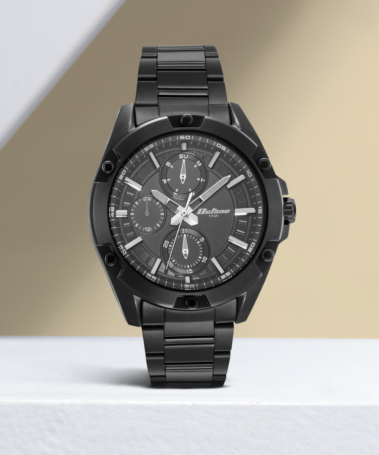 Multifunction analog watch top
