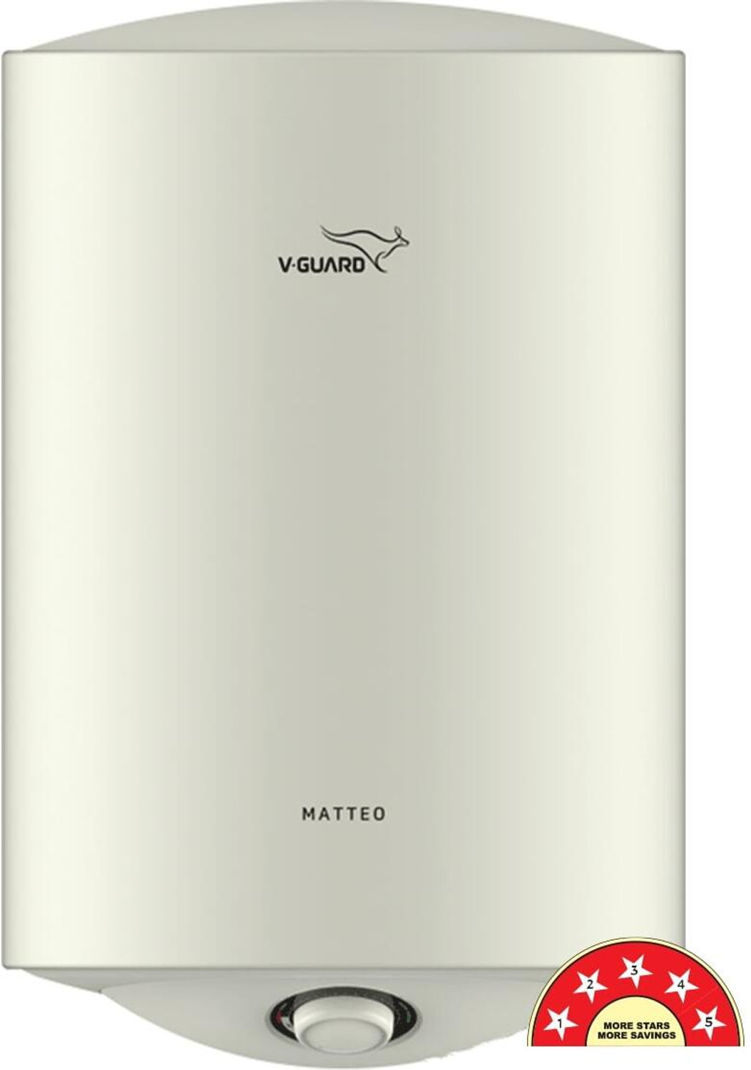 V-Guard 15 L Storage Water Geyser (Matteo 15, White)