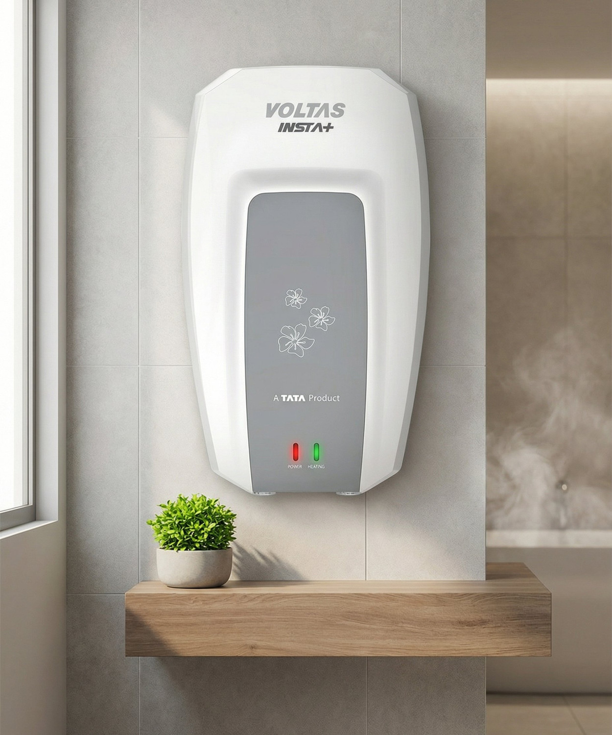 voltas 3 L Instant Water Geyser (Insta+ 3L, White)
