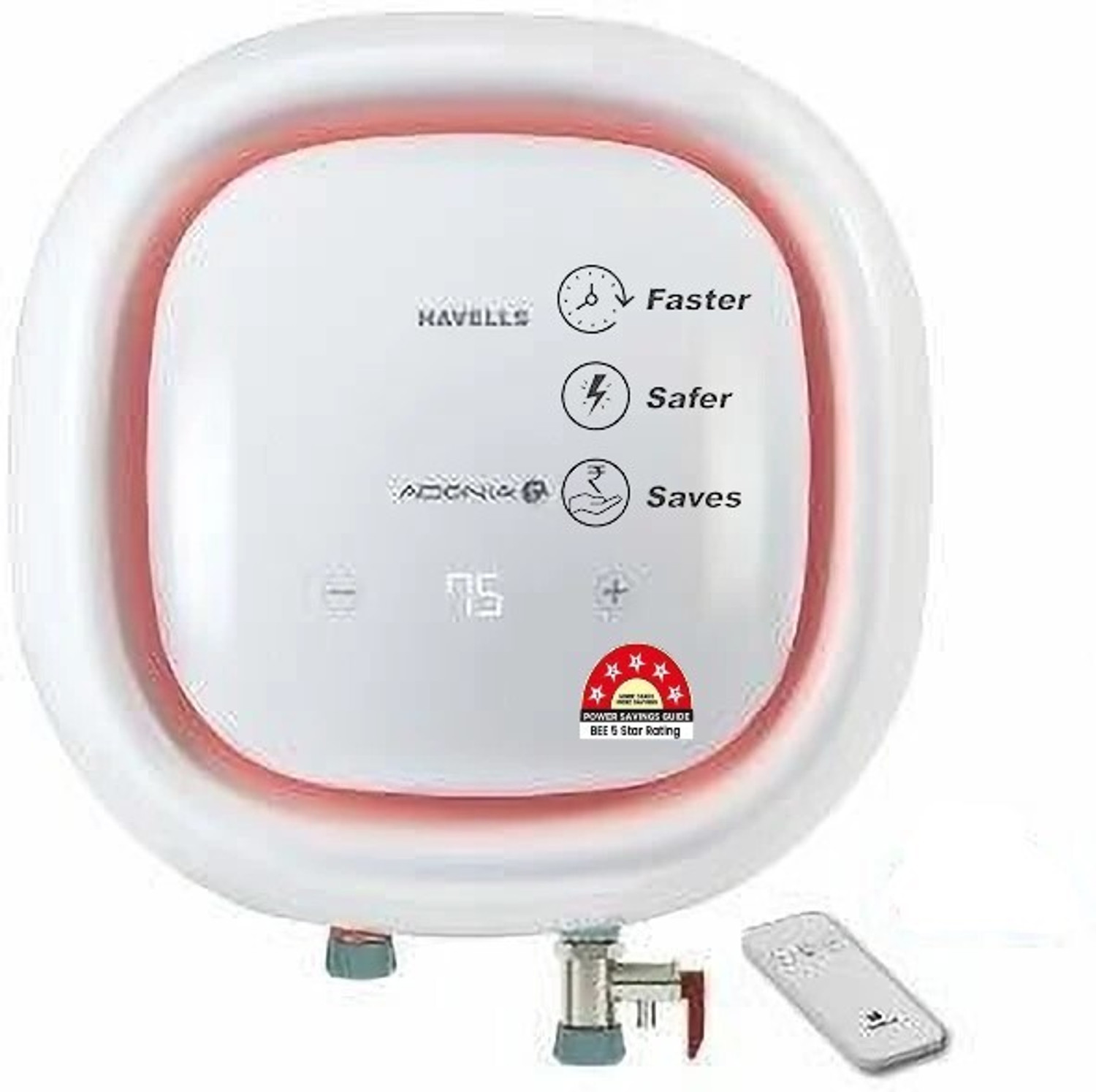 HAVELLS 15 L Storage Water Geyser (ADONIA R, White)