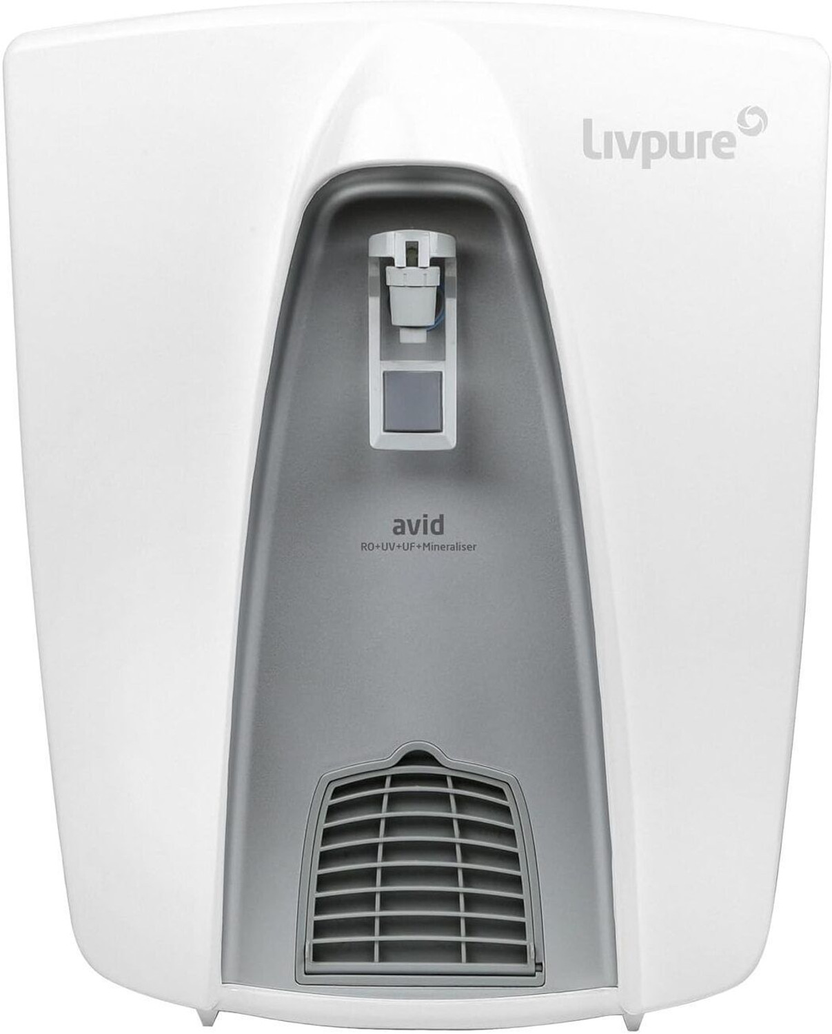 Image of Livpure LIV-AVID 8 L RO + UV + UF + Minerals Water Purifier (White)