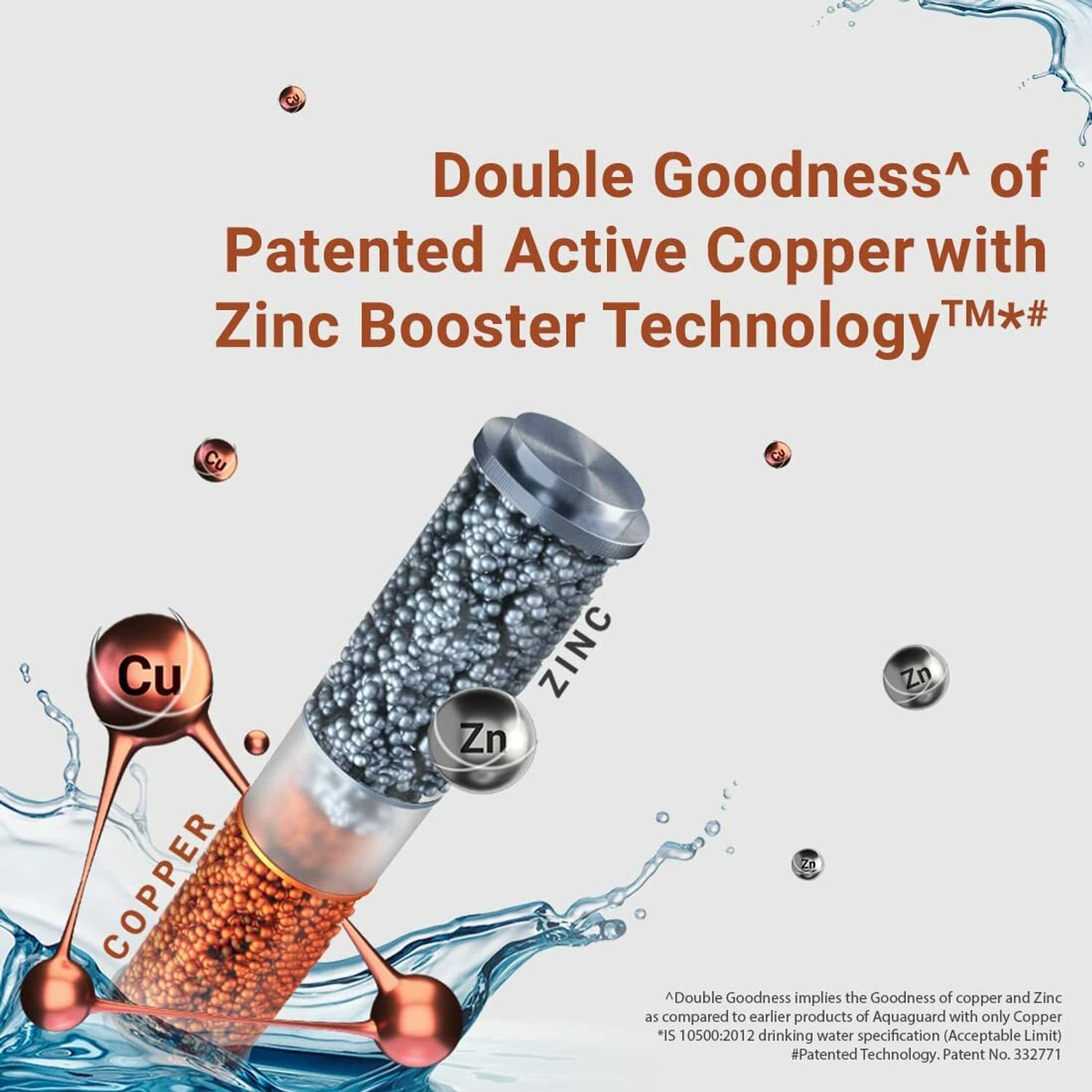 Image of Aquaguard Aura 7 L UV + UF Water Purifier with Active Copper Tech | 8-Stage Purification | Suitable only for Municipality Water Supply (Black)