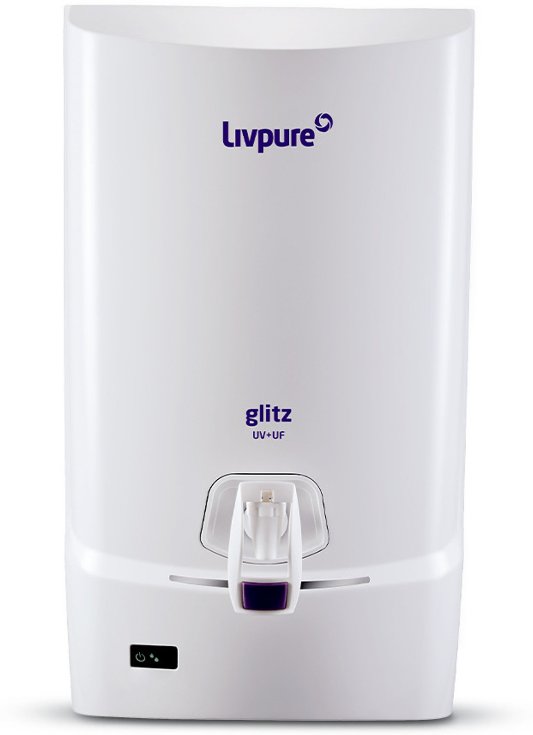 LIVPURE Liv-Glitz (UV+UF)-DX 7 L UV + UF Water Purifier  (White)