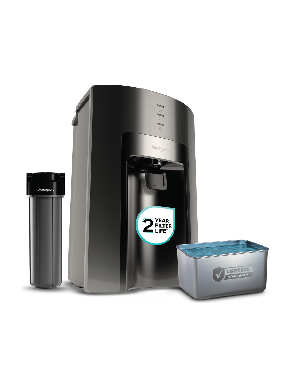 Sure Delight Aquasaver RO+UV+UF+MC SS 2X 5 L RO + UV + UF Water Purifi