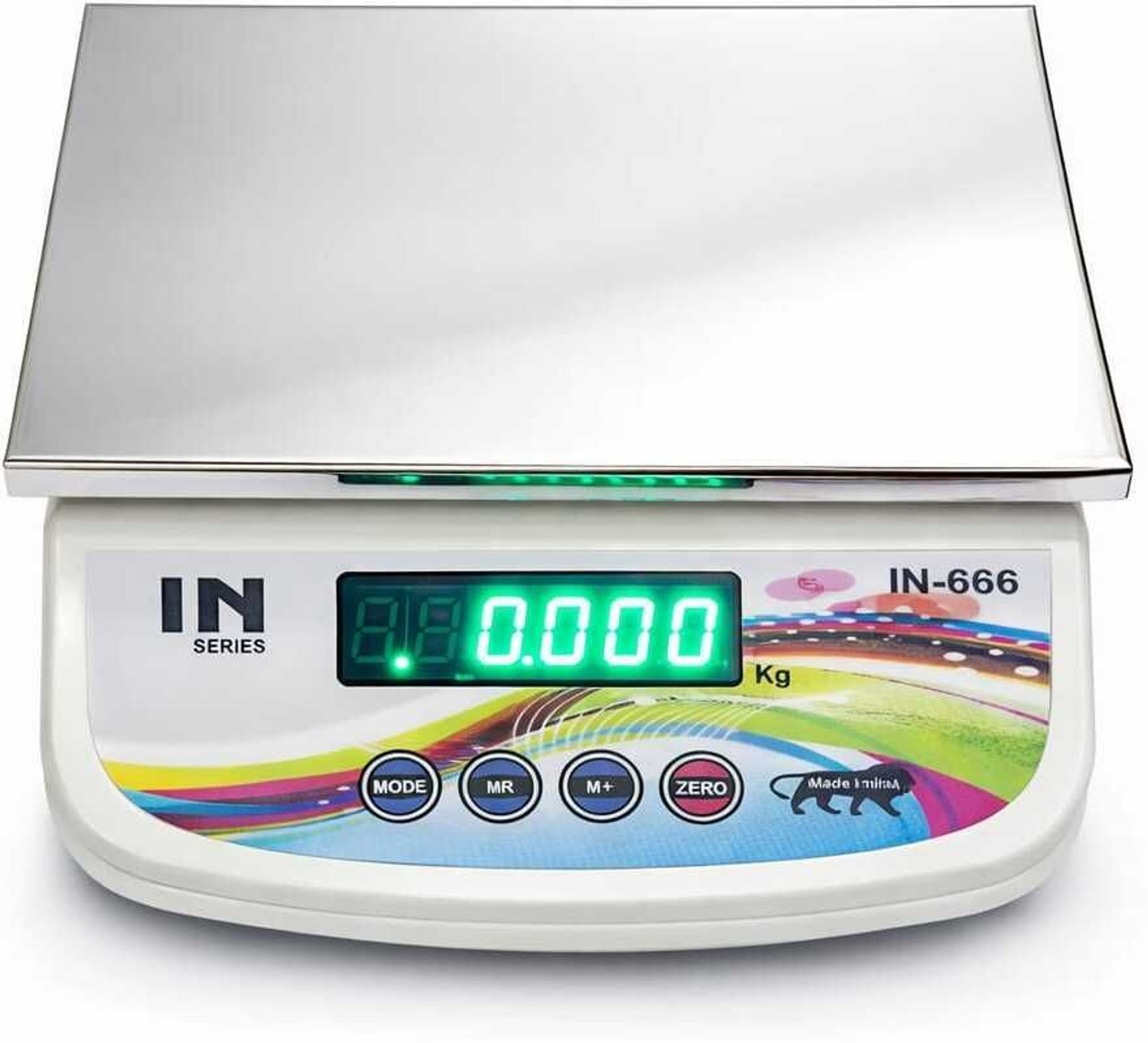 Image of RCSP SF-413 Digital Kitchen Weighing Scale High Precision, 10kg Capacity, LCD Display Weighing Scale (Black)