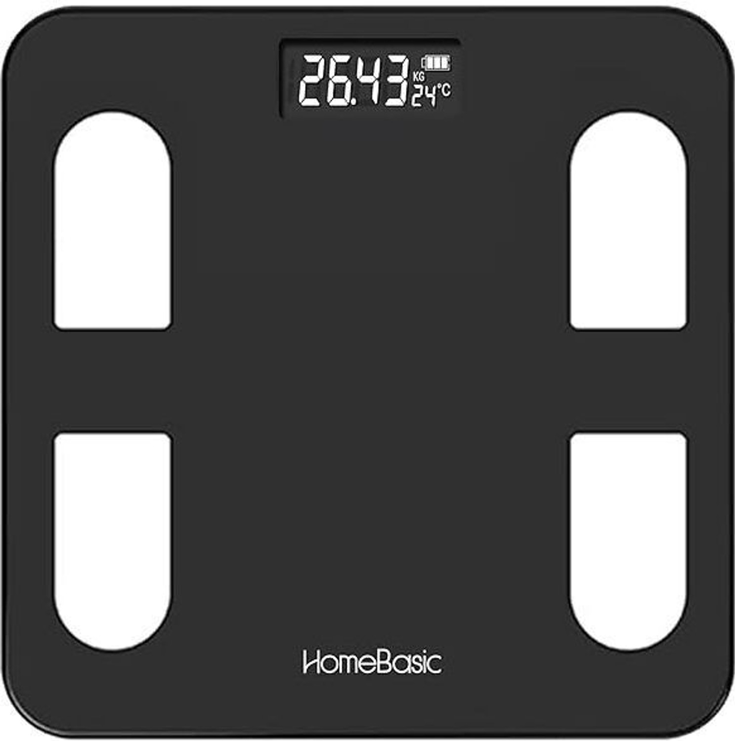 Image of HOMEBASIC Digital Body Weight Machine with LCD Display & 180kg Capacity, Auto On /Off Weighing Scale (Sky Blue)