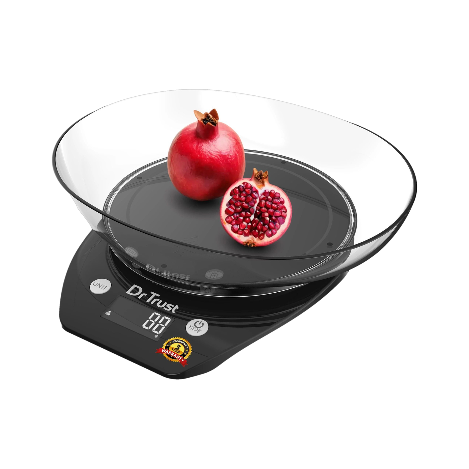 Image of RCSP SF-413 Digital Kitchen Weighing Scale High Precision, 10kg Capacity, LCD Display Weighing Scale (Black)