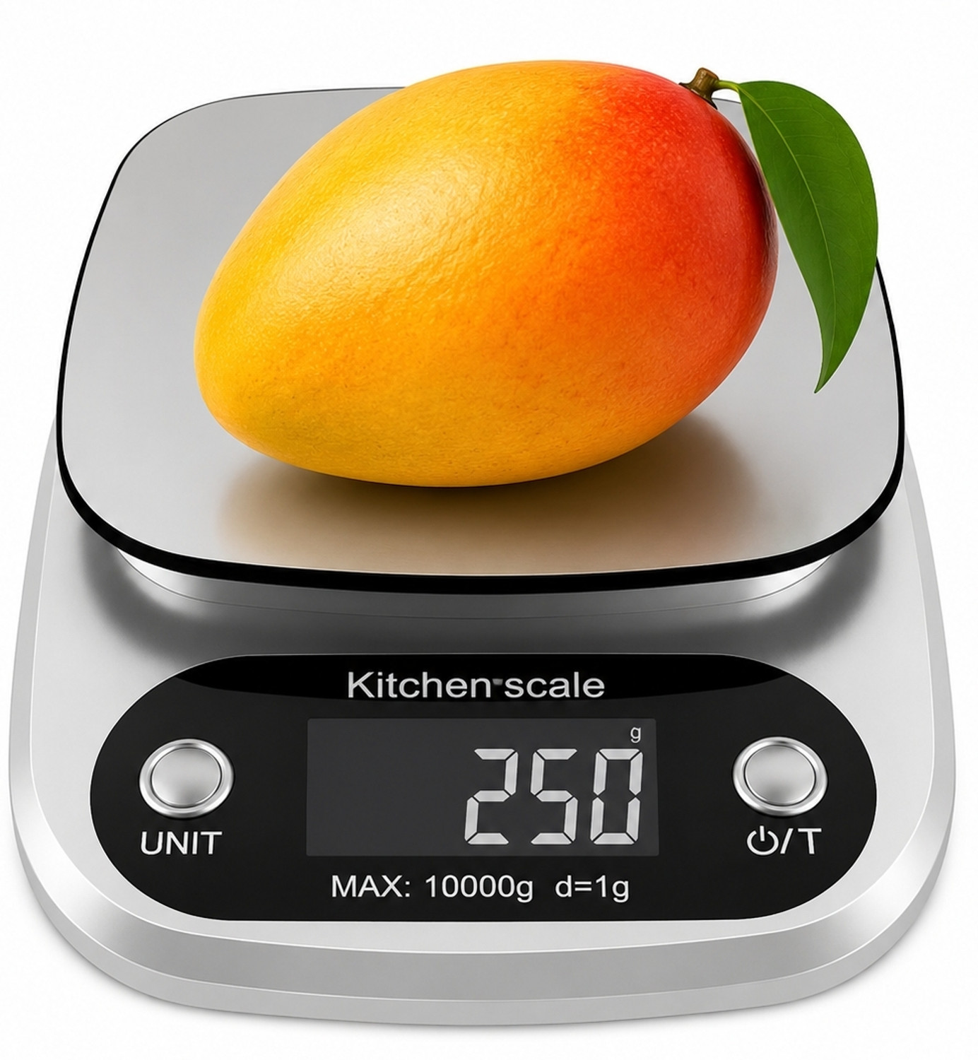 Image of RCSP SF-413 Digital Kitchen Weighing Scale High Precision, 10kg Capacity, LCD Display Weighing Scale (Black)