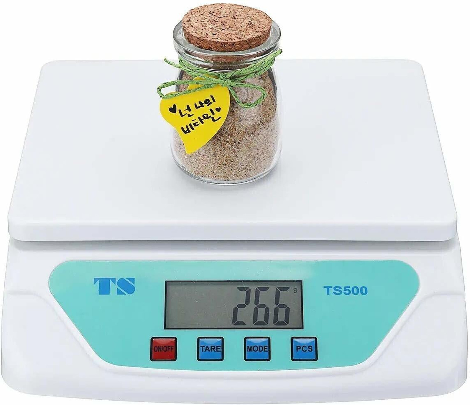 Image of RCSP SF-413 Digital Kitchen Weighing Scale High Precision, 10kg Capacity, LCD Display Weighing Scale (Black)