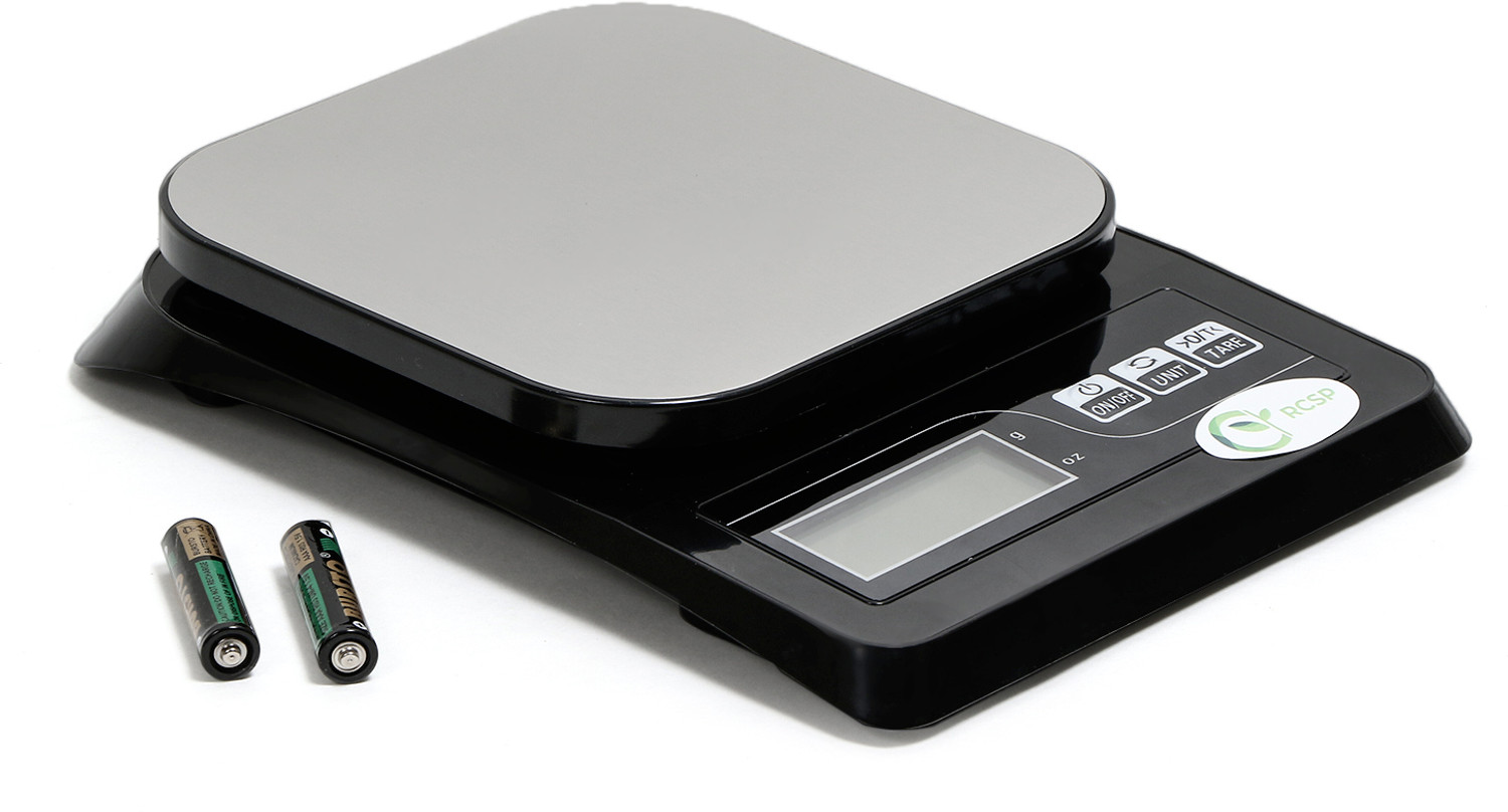 Image of RCSP SF-413 Digital Kitchen Weighing Scale High Precision, 10kg Capacity, LCD Display Weighing Scale (Black)