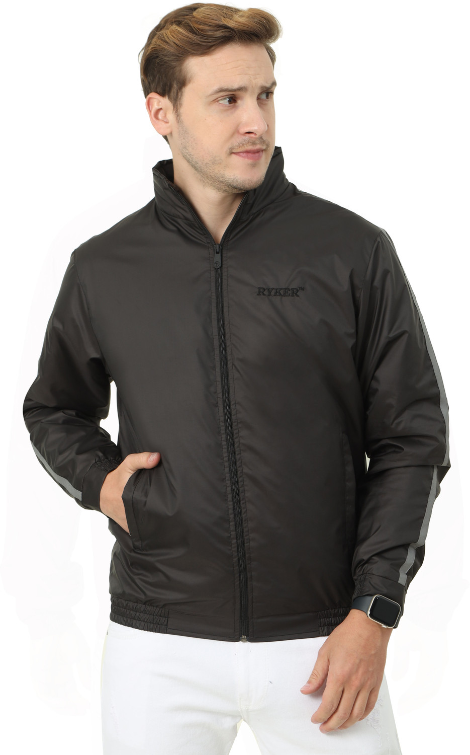 Image of Ryker Men's Solid Windcheater Outdoor Sporty Jacket Solid Men Wind Cheater