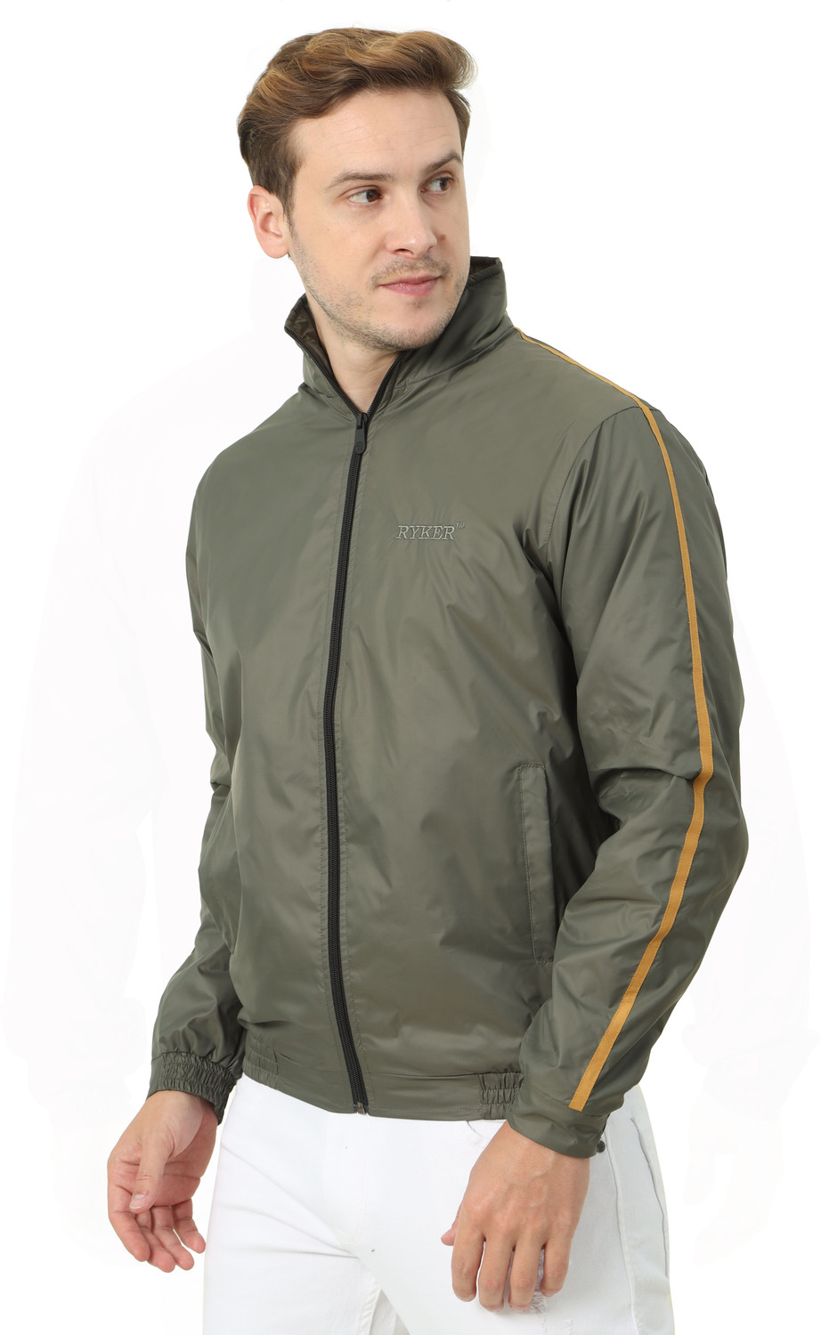 Image of Ryker Men's Solid Windcheater Outdoor Sporty Jacket Solid Men Wind Cheater