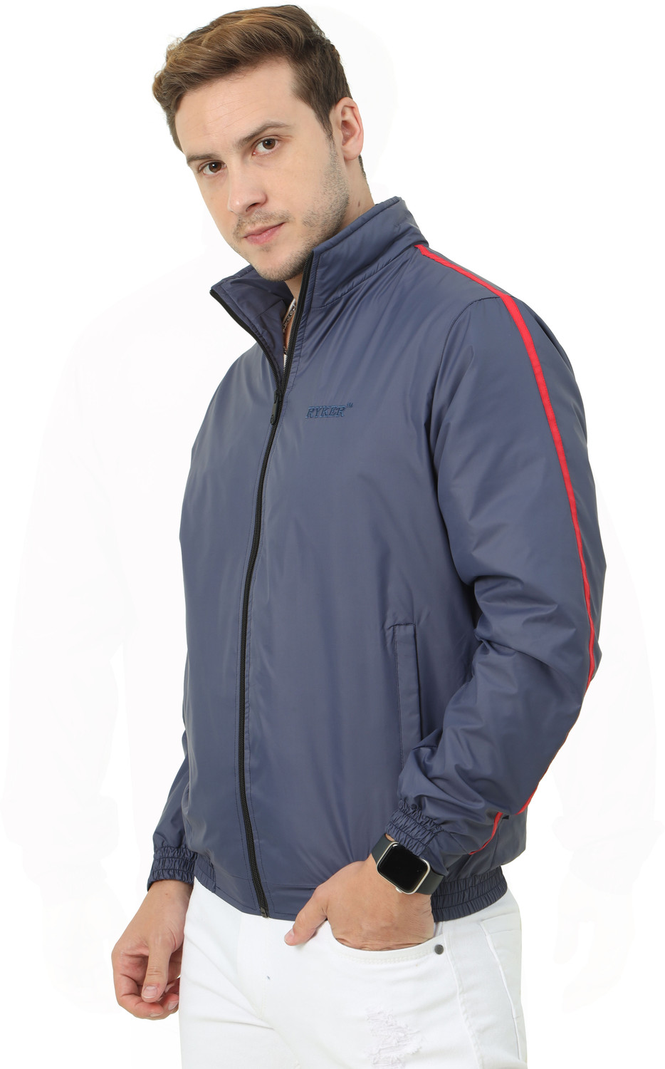 Image of Ryker Men's Solid Windcheater Outdoor Sporty Jacket Solid Men Wind Cheater
