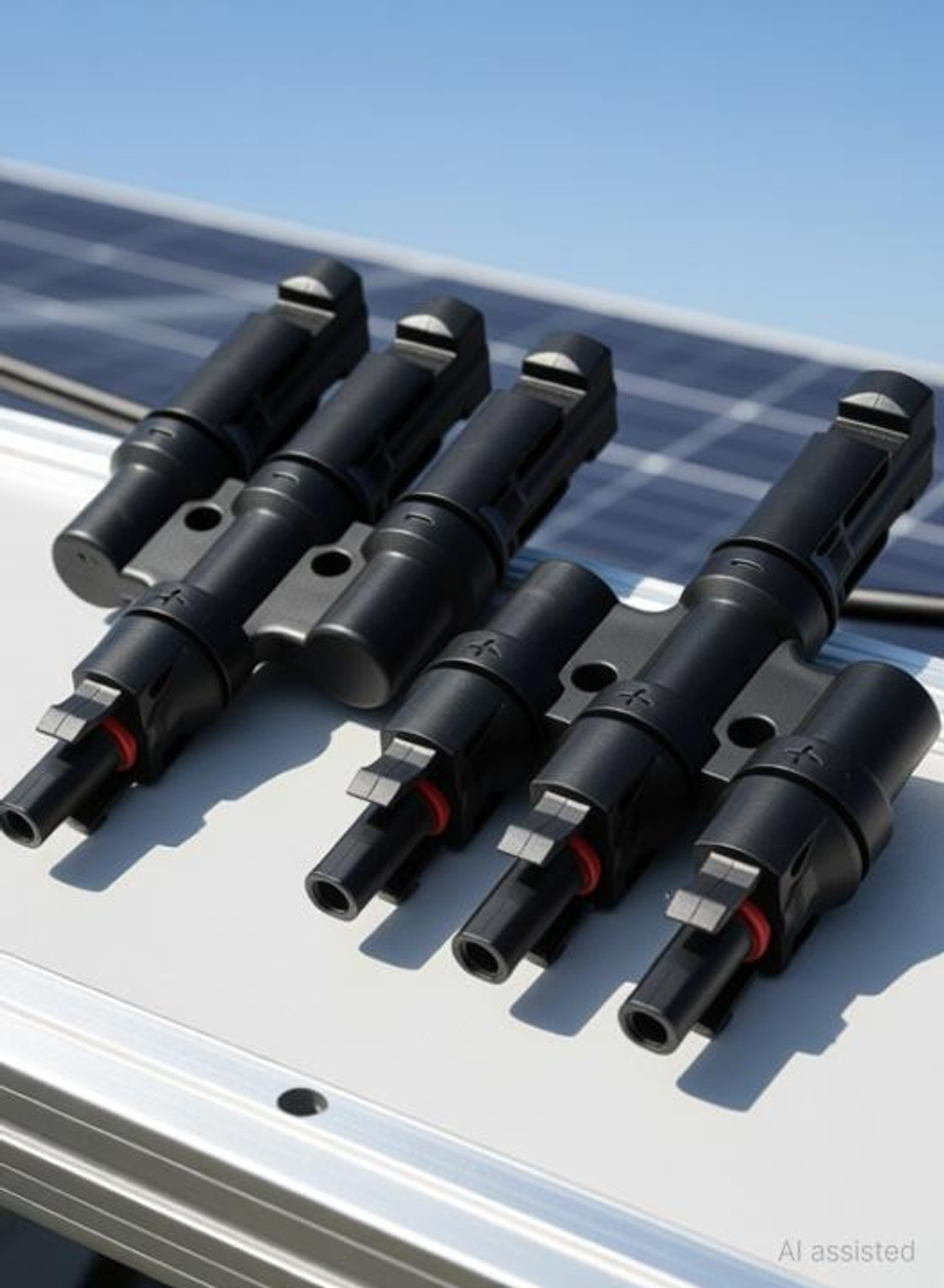 Hygridsolar MC4 T3 Connector (1500V/50A) 3 IN 1 T3 BRANCH WIRE CONNECT