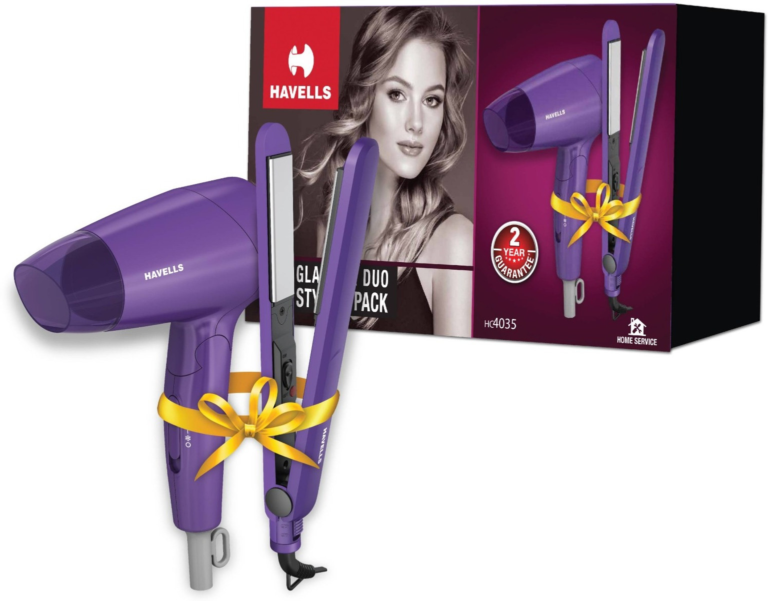 HAVELLS GHPHBRPP00 Hair Dryer (1200 W, Purple)