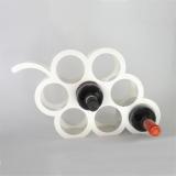 Infra Engineering Steel Wine Rack (White, Red, Yellow, Blue, Black, 8 Bottles)