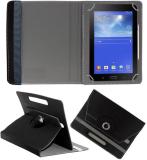 Fastway Book Cover for I KALL IK1 Dual Sim 3G Calling Tablet Rotating Case (Black, Cases with Holder, Pack of: 1)