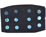 ACUPRESSURE Acupressure Back And Belly Magnetic Belt 12 Magnet (34) Size Massager (Black Jeans)