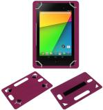 ACM Back Cover for Asus Google Nexus 7 Fhd 2013 Back Hand Leather Case (Pink, Grip Case, Pack of: 1)