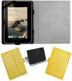 ACM Flip Cover for Acer Td7bp51 Leather Flip Case (Yellow, Pack of: 1)