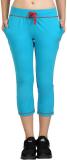 BODYACTIVE Activewear Women Light Blue Capri