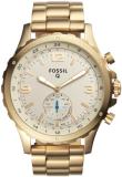 FOSSIL FTW1142 Q Hybrid Watch Smartwatch (Gold Strap, Free Size)