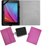 ACM Flip Cover for Honor MediaPad T1 7 inch (Pink, Cases with Holder, Pack of: 1)