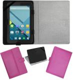 ACM Flip Cover for Micromax Canvas Tablet P290 7 inch (Pink, Cases with Holder, Pack of: 1)