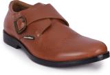 Massimo Italiano Monk Strap For Men (Tan ,)