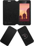 ACM Flip Cover for Ivoomi Me2 (Black, Cases with Holder, Pack of: 1)