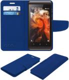 ACM Flip Cover for Celkon Star 4g Plus (Blue, Cases with Holder, Pack of: 1)