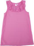 Poppers by Pantaloons Girls Casual Poly Georgette Blouson Top (Pink, Pack of 1)