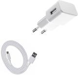 Zebron Wall Charger Accessory Combo for Panasonic Eluga Ray 500 (White)