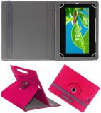 ACM Flip Cover for Datawind Ubislate 7sc+ Plus (Pink, Cases with Holder, Pack of: 1)