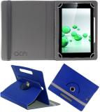 ACM Flip Cover for iBall Slide 3G Q45 (Blue, Cases with Holder, Pack of: 1)