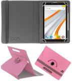 ACM Flip Cover for Swipe Razor Rotating Case (Pink, Cases with Holder, Pack of: 1)