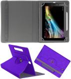 ACM Flip Cover for Micromax Funbook P600 (Purple, Cases with Holder, Pack of: 1)